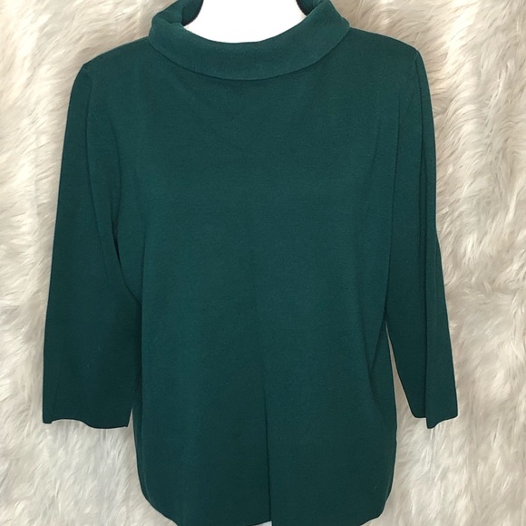 Talbots Sweaters - Talbots Green 3/4 length sleeve sweater